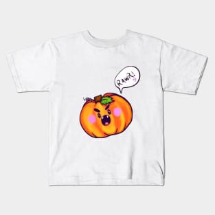 Grumpy Pumpkin Kids T-Shirt